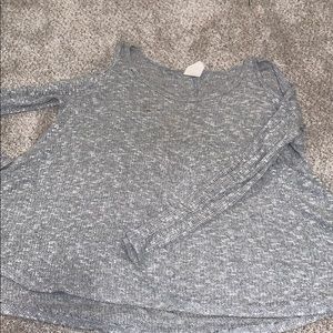 Off shoulder sweater